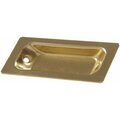 Hillman 3 1/4 X 1 3/8 BRASS PLTD FLUSH PULL 852270